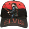 Elvis Presley Baseballkappe, Schwarz und Rot, offizielles Lizenzprodukt, Schwarz , Einheitsgröße
