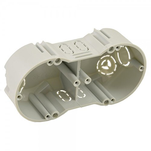 2X Kopos 2-Fach Gerätedose Unterputz Grau Elektro Dose Installation