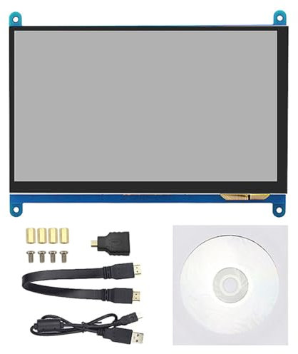 Fhkpsqkcn Touchable Screen 7 Display 1024x600 For 4B/3B++ And Small Computer Laptops