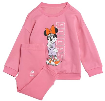 adidas Unisex Kids Disney Minnie Maus Jogginganzug für Kinder