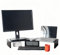 GOKHOMX Sitzerhöhung für PC-Monitor, Desktop-Ständer, Laptop-Halterung, 2 Monitore mit Aufbewahrungsschublade, Länge und Winkel verstellbar (Nior, 94 x 24 x 11,5 cm)