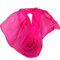 COQALINEX Foulard per danza del ventre, sciarpa di seta per danza del ventre, velo di seta sfumata, sciarpa fatta a mano, in vera seta naturale, per donne adulte (fucsia, 300 x 114 cm)