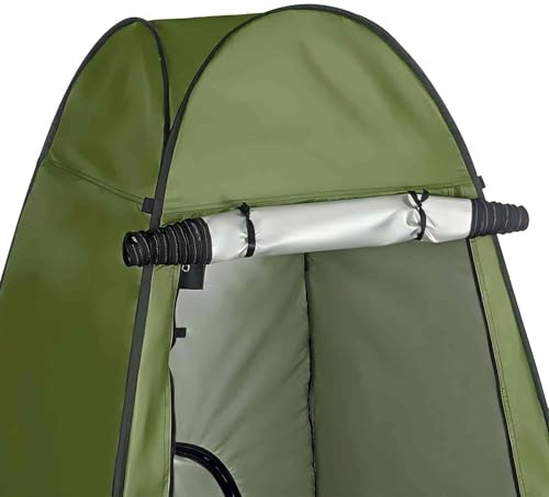 Pop Up Duschzelt Toilettenzelt Umkleidezelt Camping Privatsphäre Beistellzelt (Grün)
