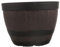 Happyyami Pot de Fleurs Imitation tonneau de vin planteur de Whisky de Plein air rotin Bol Grand Jardiniere Plastique Pot de Fleur Plastique Pot de Culture de Jardin Porte-Fleurs Colorful