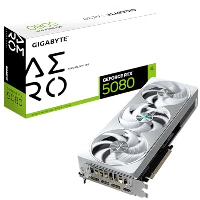 GIGABYTE GV-N5080AERO OC-16GD Carte Graphique avec Nvidia RTX5080 16 Go