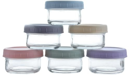 Salatdressing-Behälter, Glas-Dressing-Behälter mit Deckel, Soßenbehälter, Einmachglas für Lunchbox, Arbeit und Reisen