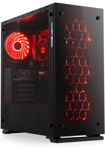 Gaming PC - AMD 5500, RTX 5060, 32 GB RAM, 1 TB SSD, WLAN, Windows 11 | Ryzen 5 6x 3.6 GHz, 8 GB VRAM, M.2 NVMe, DDR4, Wifi, Win11 Home, günstiger Computer für Zocker, Rechner zum Spielen (A12036)