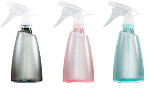 xianxikaitech 3 Pcs 500ml Plastic Spray Bottles Empty Refillable with Fine Mist and Inject Modes Trigger Sprayer for Water Spray, Home Cleaning, Hairdressing, Gardening Plants