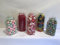 5 x Empty Mixed 1L Plastic Victorian Sweet Jars for Candy Buffet, Wedding, Party