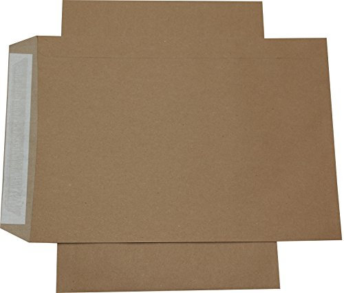 25 St. Versandtaschen DIN E4 braun 110 gr. Kuvert 280 x 400 mm Haftklebend Briefumschläge HK