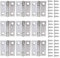 ALLNICE 30 Pièces 1 Pouces Pliant Butt Charnières Connecteurs En Acier Inoxydable Mini Home Meubles Quincaillerie Armoire Placard porte tiroir Charnières avec 125 Pièces Vis