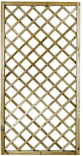 Suinga - PANNEAU DE CELLULOSE droit 50x180 CM, carrés de 9 cm. Hautement décoratif, atteignant l'occultation ou la délimitation souhaitée dans votre jardin, terrasse, etc.