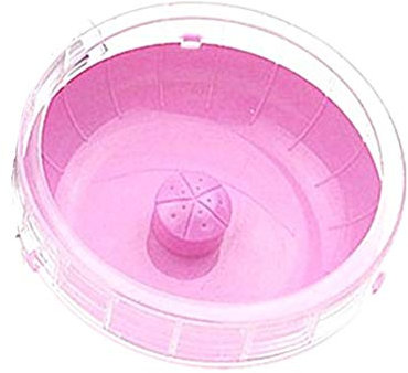 WPCASE Laufrad Hamster Hamsterrad Hamsterrad Kleines Haustier Laufrad Hamster ÜBungsrad Silent Plastic Running Toy FüR Kleintier Hamster Rennmaus Meerschweinchen pink