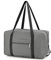 CNMTCCO für Ryanair Handgepäck 40x20x25 Handgepäck Tasche für Flugzeug - Faltbare Reisetasche - Weekender für Damen und Herren mit Schultergurt Koffer 20L (Grau)