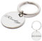 Tiermarke mit Gravur - Personalisiert mit Name - Namensschild für Halsband - Anhänger Marke für Hunde und Katzen - Dog Cat Tag (Silber, Ø 30mm)