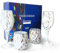MAZZEGA ART & DESIGN - 2 Wassergläser + 2 Aventuringläser aus mundgeblasenem und handgearbeitetem Glas - personalisierbar - Die Farben von Murano - Made in Italy
