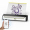 Wormhole Tattoo Stencil Printer, Wireless Bluetooth Tattoo Printer with 2500mAh Battery, Portable Tattoo Thermal Copier Machine Compatible with Smartphones & PC N202007