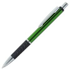 Generisch Hochwertiger Aluminium- Kugelschreiber Andante, Kugelschreiber,Stift (Grün/Schwarz)