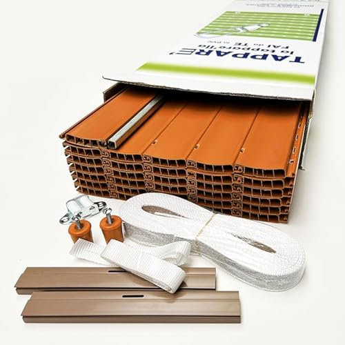 Kit Tapparella Avvolgibile in PVC- Fai da te. Made in Italy. Facile da ridimensionare (L140X250 H - COL.K70) varie misure,9 colori, corredata di cinta e scorricinta.
