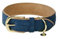 Kentucky - Hundehalsband - M - Leder - Navy