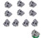 Shirene Gleisverbinder Rack Connector,10 Stück Holzeisenbahn Schienenverbinder,Zubehör Holzeisenbahn,Holzschienen Verbinder, Universal Holzeisenbahn Adapter Set,Für KinderAb 3 Geburtstagsfeier