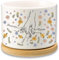 Dacomfy Personalisierter Blumentopf aus Keramik mit Lebensbaum, Einzigartiges Muttertagsgeschenk für Mama, Sukkulenten-Blumentopf, Blumentopf aus Keramik für Drinnen und Draußen