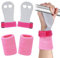 YEAMLTE Manique Gymnastique Fille, 1 Paire Gant Gymnastique Fille avec Poignet en Tissu, Manique Gym Enfant pour Eentraînement de Gymnastique, Tractions, Haltérophilie, Cyclisme (Rose-S)