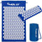 MOVIT® Akupressurmatte, Modell »TUINA« (75x44x2,5cm) inkl. Kissen & Tasche, schadstoffgeprüft, Bezug 100% Baumwolle, dunkelblau, Massagematte