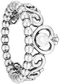 Pandora Damen-Verlobungsringe 925_Sterling_Silber mit '- Ringgröße 52 190880CZ-52