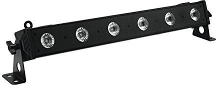 EUROLITE LED BAR-6 QCL RGBW Leiste | Scheinwerfer-Bar 60cm mit 6 x 4 Watt 4in1-LED |Multicolor Scheinwerfer | DMX