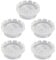 Lurrose 100pcs Eyelash Extension Cup False Lash Glue Holder Lash Glue Ring Eyelash Extension Stand for Women Girl