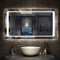 Miroir de Salle de Bain 140x80cm Anti-buée Miroir Mural avec éclairage LED modèle Classique Plus