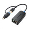 Cable Matters - Adaptateur USB vers Ethernet 2,5 Gigabit avec Prise en Charge (Pas Compatible avec Les Mac M2) - Adaptateur USB-C Inclus pour USB-B et Thunderbolt 3