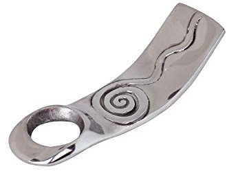Mitienda - Porte-bouteille en étain - Spirale - En étain - Accessoire de bar - Décoration de maison