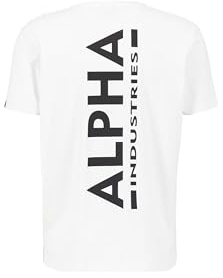 Alpha Industries Backprint T T-Shirt für Herren White