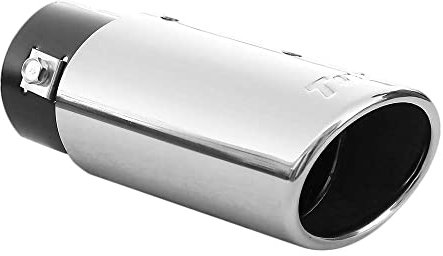 Auspuffblende Endrohr Endstuck Auspuff Blende Schalldampf Sportauspuff Universell Schalldampf Sport Tuning Optik Edelstahl Oval von 38mm bis 50mm