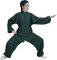 Tai Chi Kleidung Damen，Herren Qi Gong Kampfkunst Flügel Chun Shaolin Kung Fu Taekwondo Trainingskleidung Bekleidung Kleidung - Für Senioren Anfänger Männer Frauen,Green-S