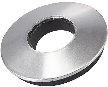 sourcing map 100 Stück EPDM Dichtscheiben, Unterlegscheiben M6.3 Edelstahl Beilagscheiben Karosseriescheiben für Schrauben Spenglerschrauben(M6.3x16mm)