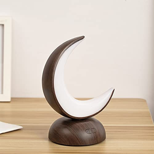 LOGT Mond Nachtlicht Kinder LED Schlafzimmer Nachttischlampe Dimmbar Tischlampe Typec-Usb Anschluss Nachtlampe Aromatherapie Für Kinderzimmer Baby Geschenke,B