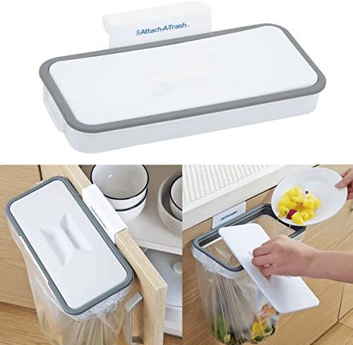 HK Online BIN, Under Counter BIN, Hanging Kitchen BIN, Cupboard BIN, Hanging DUSTBIN, HK Online Door BIN -Simple & Easy (ATTACH A Trash)