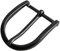 BELTINGER Gürtelschnalle rund 4,0 cm | Buckle Schließe Gürtelschließe 40mm Massiv | Dorn-Schließe | Wechselgürtel bis 4cm | Schwarz