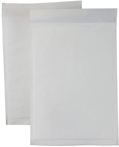 smiley pack 10 Luftpolstertaschen Luftpolsterumschläge Gr. I/9 Weiß (320x455 mm) DIN A3 gepolsterte Briefumschläge Polsterversandtaschen Versandtaschen Luftpolsterversandtaschen gepolstert