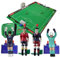 TIPP-KICK Super Cup España Set: 1x extra großes Spielfeld mit Bande, 2X Top Kicker, 2X Torwart „Toni“, 2X Netztor, 2X Ball, 1x Halbzeituhr, 1x Soundchip Sport-Tasche