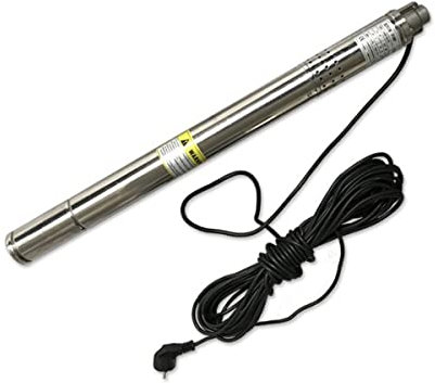 Submersible Sump Pump 50mm Submersible Deep Water Well Pump Stainless Steel 55m Deep Well Pump Transfer Pump (Voltage : 220V-60Hz)