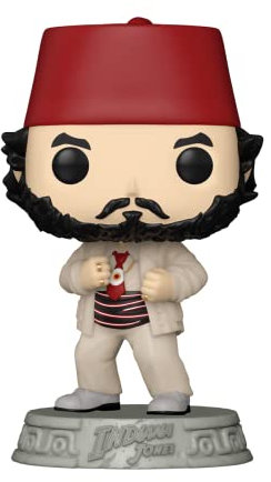 Funko Pop! Movies: Indiana Jones - Sallah - Raiders of The Lost Ark - Vinyl-Sammelfigur - Geschenkidee - Offizielle Handelswaren - Spielzeug Für Kinder und Erwachsene - Movies Fans