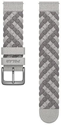 Polar Wristband (Compatible with Unite, Ignite and Pacer Series) Pulsera de 20 mm, Unisex Adulto, Greige, M, 20mm