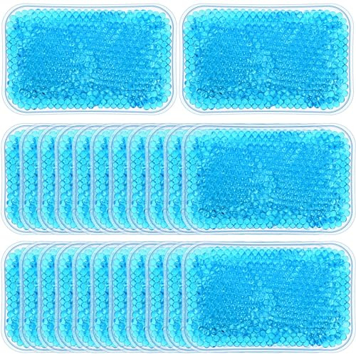 Trelaco 24 Pcs Gel Bead Ice Pack 4 x 6 Inch, Reusable Hot Cold Pack