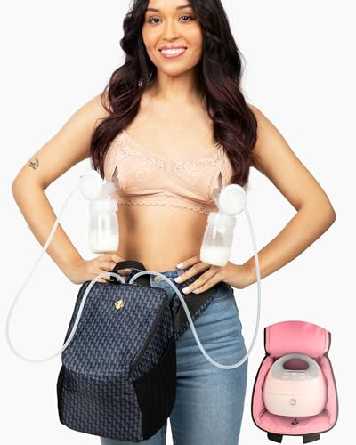 Pump-A-Porter Portable Breast Pump Bag | Belt Bag Fanny Pack | Turns Electric Pump into Hands-Free Wearable Breast Pump | Fits Spectra S1, S2, Synergy Gold, Motif Luna, Ameda Pearl, Unimom Opera