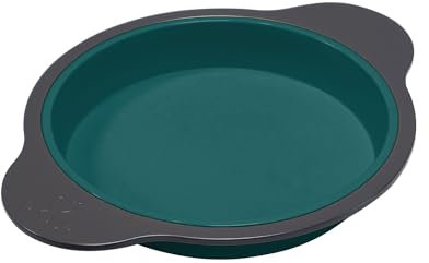 EKAU Smart Flex - Tortiera rotonda, 22 cm, colore: Blu scuro