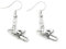 Miniblings Kettensäge Motorsäge Säge Werkzeug Baumsäge silber - Handmade Modeschmuck I Ohrhänger Ohrschmuck versilbert